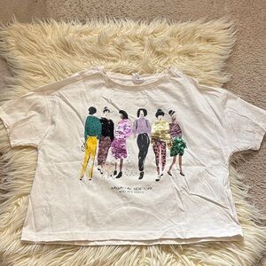 Zara kids girls sequin tee